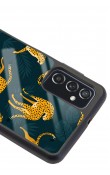 Samsung M52 Leaf Leopar Tasarımlı Glossy Telefon Kılıfı