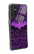 Samsung M52 Lila Batman Tasarımlı Glossy Telefon Kılıfı