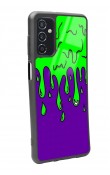 Samsung M52 Neon Damla Tasarımlı Glossy Telefon Kılıfı