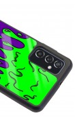 Samsung M52 Neon Damla Tasarımlı Glossy Telefon Kılıfı