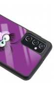 Samsung M52 Purple Angry Birds Tasarımlı Glossy Telefon Kılıfı