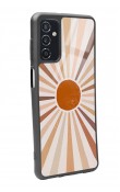 Samsung M52 Retro Güneş Tasarımlı Glossy Telefon Kılıfı
