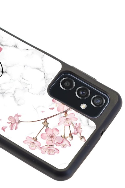 Samsung M52 Sakura Girl Boss Tasarımlı Glossy Telefon Kılıfı
