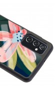Samsung M52 Suluboya Çiçek Tasarımlı Glossy Telefon Kılıfı