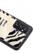 Samsung M52 Zebra Motto Tasarımlı Glossy Telefon Kılıfı