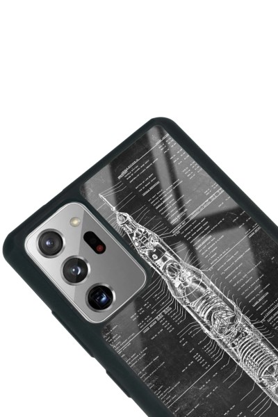 Samsung Note 20 Apollo Plan Tasarımlı Glossy Telefon Kılıfı