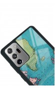 Samsung Note 20 Atlantic Map Tasarımlı Glossy Telefon Kılıfı