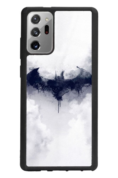 Samsung Note 20 Beyaz Batman Tasarımlı Glossy Telefon Kılıfı