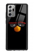 Samsung Note 20 Black Angry Birds Tasarımlı Glossy Telefon Kılıfı