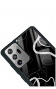 Samsung Note 20 Black Wave Tasarımlı Glossy Telefon Kılıfı