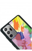 Samsung Note 20 Colored Brush Tasarımlı Glossy Telefon Kılıfı