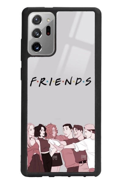 Samsung Note 20 Doodle Friends Tasarımlı Glossy Telefon Kılıfı