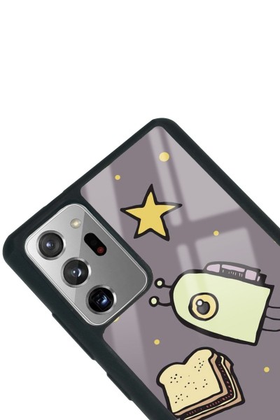 Samsung Note 20 Doodle Jump Tasarımlı Glossy Telefon Kılıfı