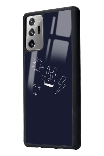 Samsung Note 20 Doodle Punk Tasarımlı Glossy Telefon Kılıfı