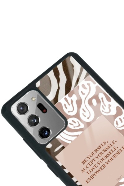 Samsung Note 20 Emoji Zebra Tasarımlı Glossy Telefon Kılıfı