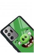 Samsung Note 20 Green Angry Birds Tasarımlı Glossy Telefon Kılıfı
