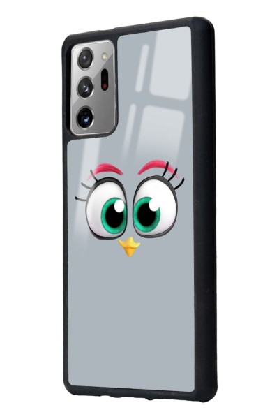 Samsung Note 20 Grey Angry Birds Tasarımlı Glossy Telefon Kılıfı
