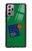 Samsung Note 20 Happy Green Tasarımlı Glossy Telefon Kılıfı