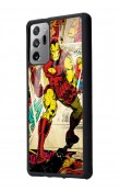 Samsung Note 20 Iron Man Demir Adam Tasarımlı Glossy Telefon Kılıfı
