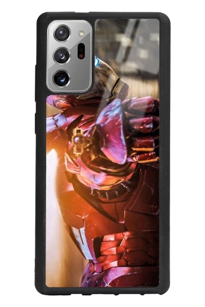 Samsung Note 20 Iron Man Tasarımlı Glossy Telefon Kılıfı