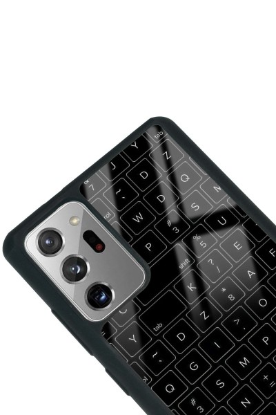 Samsung Note 20 Keyboard Tasarımlı Glossy Telefon Kılıfı