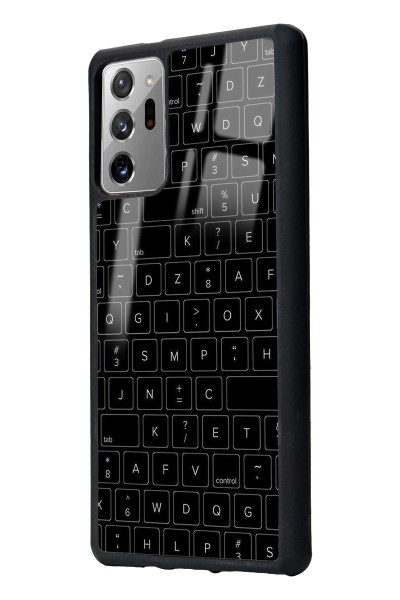 Samsung Note 20 Keyboard Tasarımlı Glossy Telefon Kılıfı