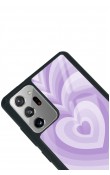 Samsung Note 20 Lila Kalp Tasarımlı Glossy Telefon Kılıfı