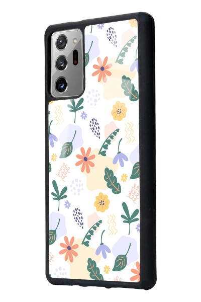 Samsung Note 20 Minik Çiçekler Tasarımlı Glossy Telefon Kılıfı