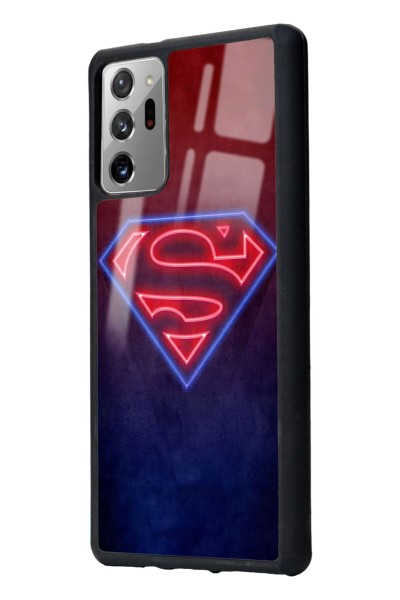Samsung Note 20 Neon Superman Tasarımlı Glossy Telefon Kılıfı