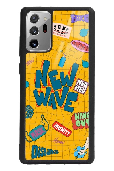 Samsung Note 20 New Wave Tasarımlı Glossy Telefon Kılıfı