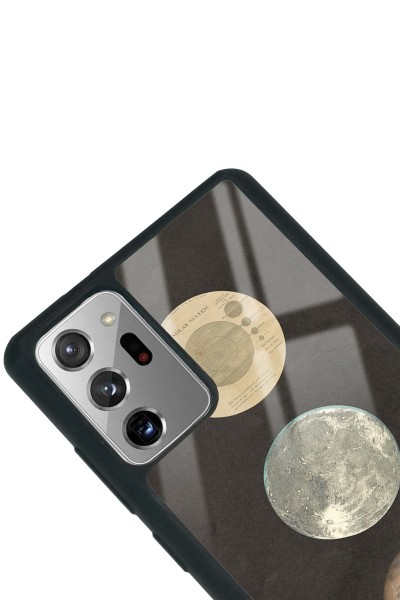 Samsung Note 20 Night Moon Tasarımlı Glossy Telefon Kılıfı