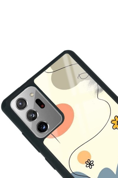 Samsung Note 20 Nude Papatya Tasarımlı Glossy Telefon Kılıfı