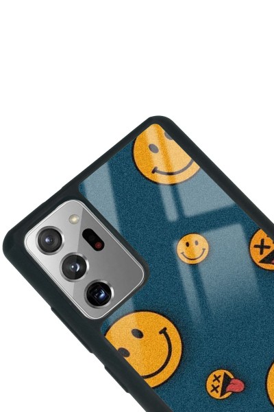 Samsung Note 20 Retro Emoji Tasarımlı Glossy Telefon Kılıfı