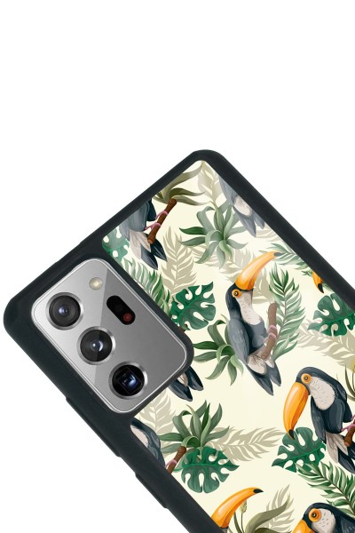 Samsung Note 20 Tukan Kuşu Tasarımlı Glossy Telefon Kılıfı