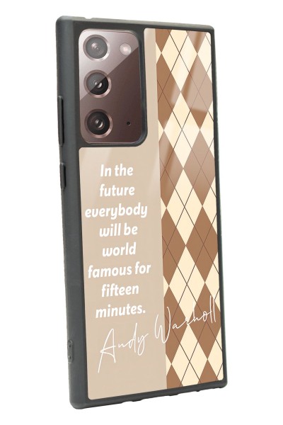 Samsung Note 20 Ultra Andy Ekose Tasarımlı Glossy Telefon Kılıfı