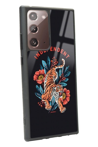 Samsung Note 20 Ultra Bağımsız Kaplan Tasarımlı Glossy Telefon Kılıfı