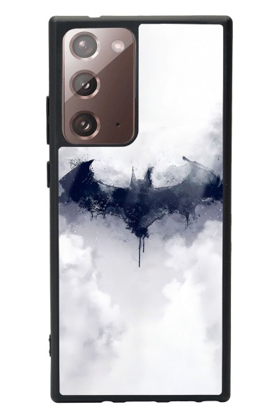 Samsung Note 20 Ultra Beyaz Batman Tasarımlı Glossy Telefon Kılıfı