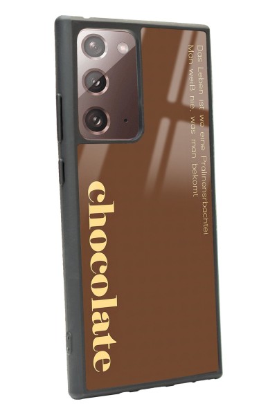 Samsung Note 20 Ultra Choclate Tasarımlı Glossy Telefon Kılıfı