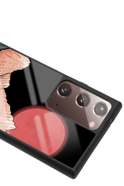 Samsung Note 20 Ultra Dağ Güneş Tasarımlı Glossy Telefon Kılıfı