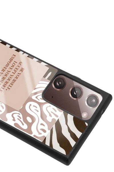 Samsung Note 20 Ultra Emoji Zebra Tasarımlı Glossy Telefon Kılıfı