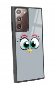 Samsung Note 20 Ultra Grey Angry Birds Tasarımlı Glossy Telefon Kılıfı