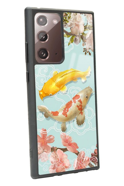 Samsung Note 20 Ultra Koi Balığı Tasarımlı Glossy Telefon Kılıfı