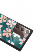 Samsung Note 20 Ultra Leaf Flovers Tasarımlı Glossy Telefon Kılıfı