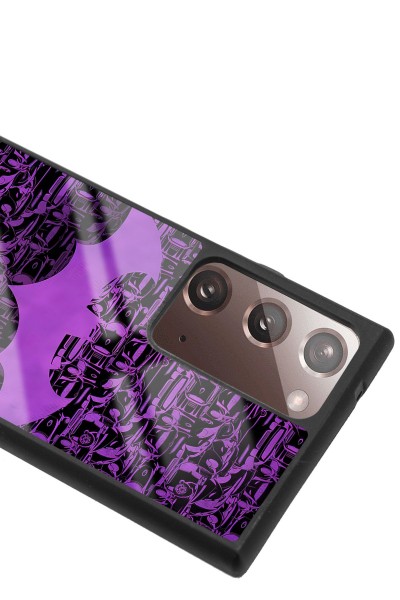 Samsung Note 20 Ultra Lila Batman Tasarımlı Glossy Telefon Kılıfı