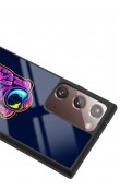 Samsung Note 20 Ultra Neon Astronot Tasarımlı Glossy Telefon Kılıfı