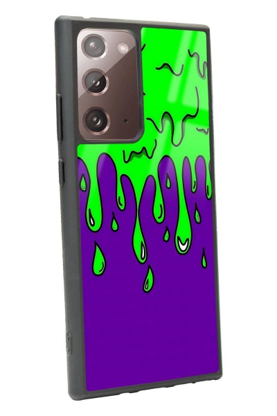 Samsung Note 20 Ultra Neon Damla Tasarımlı Glossy Telefon Kılıfı