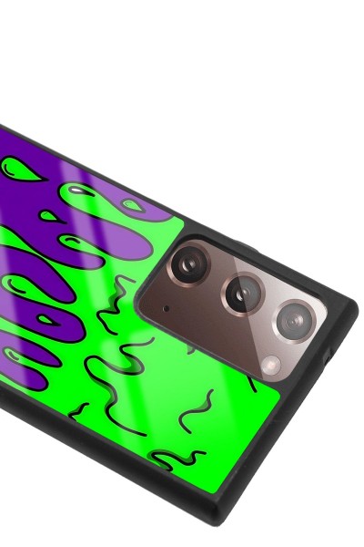 Samsung Note 20 Ultra Neon Damla Tasarımlı Glossy Telefon Kılıfı