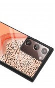 Samsung Note 20 Ultra Nude Benekli Tasarımlı Glossy Telefon Kılıfı