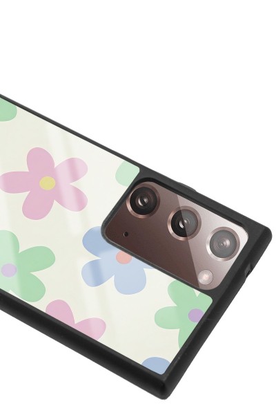 Samsung Note 20 Ultra Nude Çiçek Tasarımlı Glossy Telefon Kılıfı