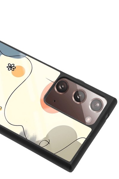 Samsung Note 20 Ultra Nude Papatya Tasarımlı Glossy Telefon Kılıfı